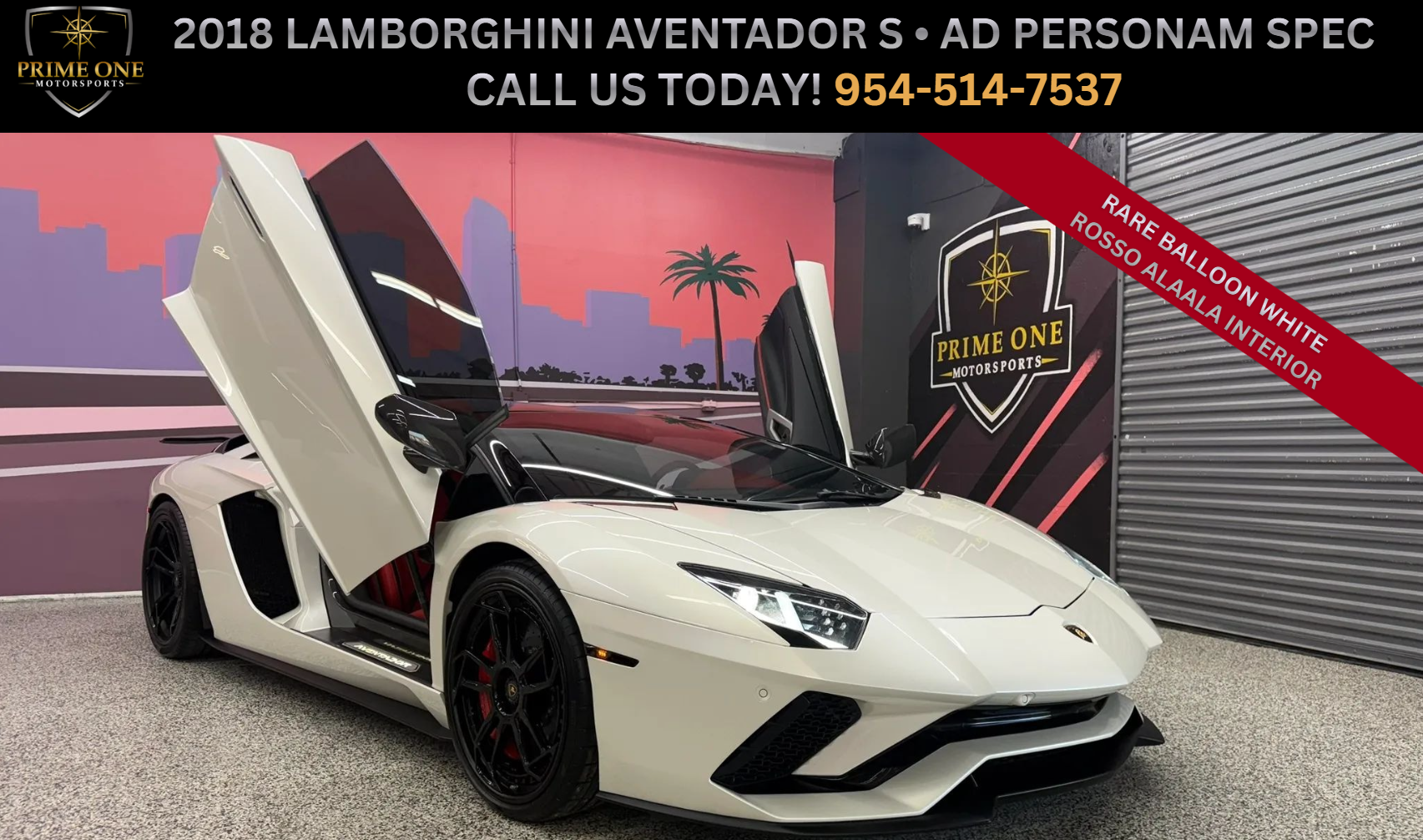 2018 Lamborghini Aventador